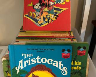 Vintage Disney Children's story books