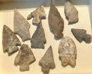 Native American arrowheads