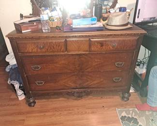 antique dresser with mirror
