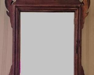 119 - Vintage Chippendale Mirror 19 x 12
