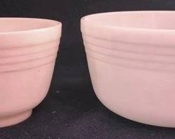 227 - 2 Milk Glass Batter Bowls

