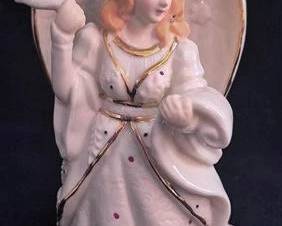 185 - Angel Music Box Figurine 7.5 '
