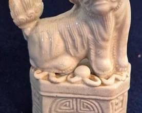 269 - Chinese Porcelain Foo Dog Figurine 5" Tall
