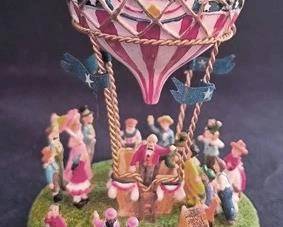 192 - Liberty Falls Airship Music Box 6"
