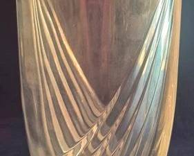 164 - Crystal Vase 10" Tall
