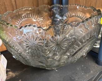 Nice pressed punch bowl