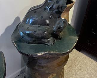 *Rare Find* XL Chinese Frog, Trash Bin