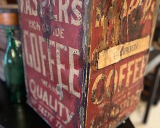 Large, Rectangular Kasper’s coffee tin