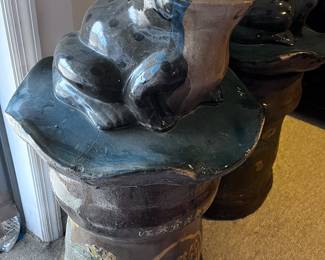 *Rare Find* XL Chinese Frog, Trash Bin
