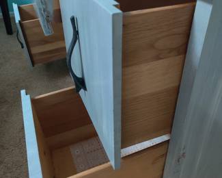 Dressing table drawers