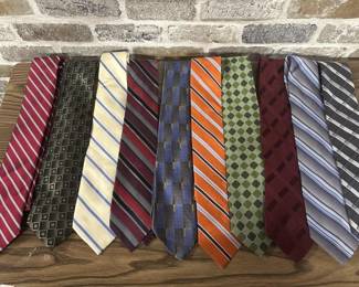 (10) Men’s Silk Ties