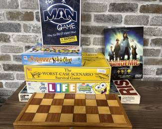 6- Board Games & a Chess Board