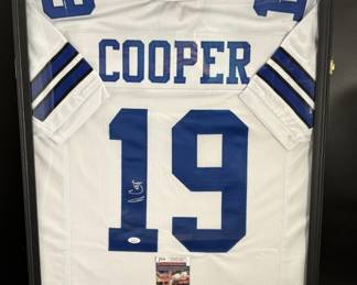 Amari Cooper number 19 autographed Dallas Cowboys