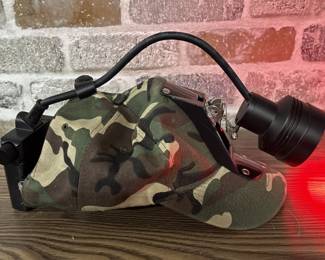 Camo Hunter's Hat w/ Coon Hunting Light