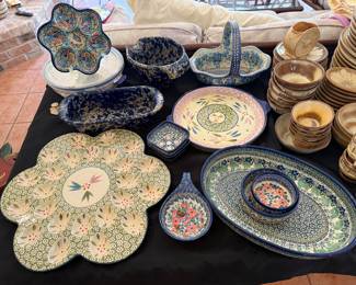 Portugal & Polish Ceramic Dishes