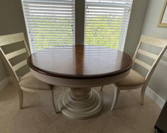 Macy’s Dining Table with 4 Chairs available for sale in August
Matching Server available in June