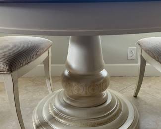 Macy’s Dining Table with 4 Chairs available in August