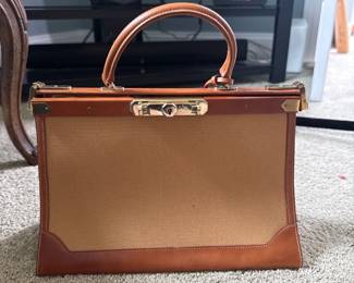 Ralph Lauren Pebbled Leather Medium Farrah Satchel