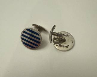 Mignon Faget for Haspel Sterling Silver Cufflinks