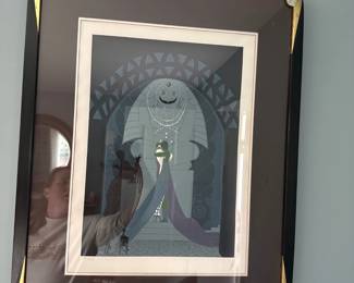 "Lovers and Idol" by Erte