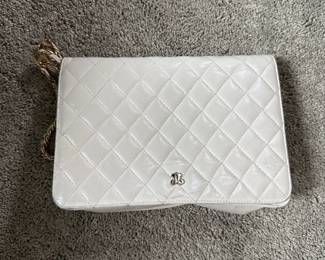 Jay Herbert New York Vintage White Quilted Bag