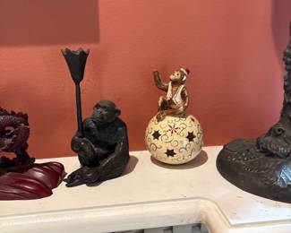 Villeroy & Bach Christmas Circus Ball of Light Monkey Tea Light Set