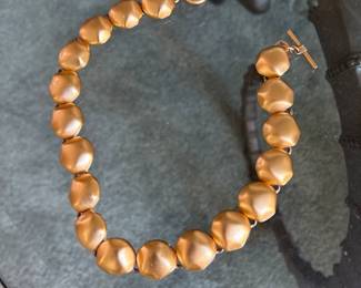 Czech Glass Faceted Helix Round beaded bracelet