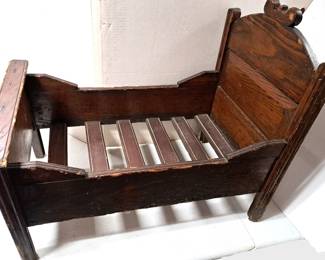 ANTIQUE BABY CRADLE BED