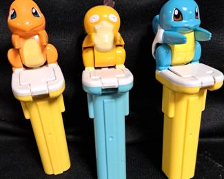 POKEMON PEZ STYLE DISPENSERS