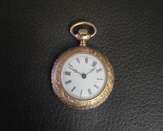 Antique N.E.W. Co. Gavour 10k pocket watch. 