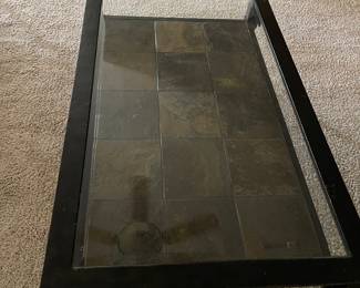 Coffee table with a pair of matching end tables 