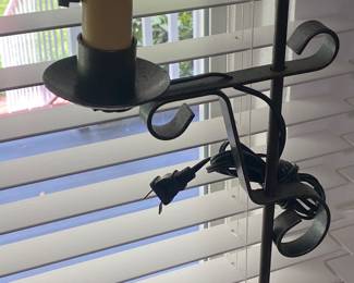 Table Lamp with Tinware Shade