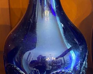 Cobalt Cork Top Bottle (Modern)