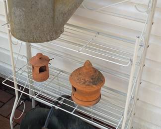 Watering Can and Bird Houses