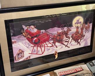"Twas the Night Before Christmas" Signed Print