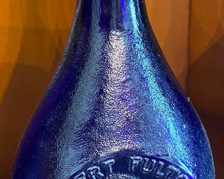 Robert Fulton Cobalt Bottle (Modern)