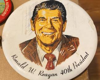 Ronald Reagan Pinback Button