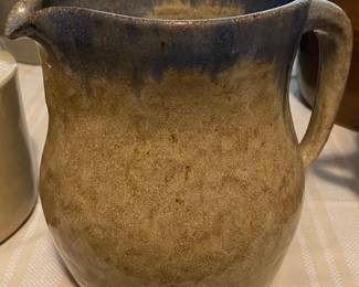 B.R. Hilton Cobalt Edge Pitcher
