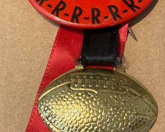 Thomasville Bulldog Annuals and Pinback Booster Button