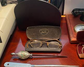 Antique Spectacles and Letter Openers
