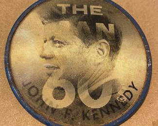 Old John F. Kennedy Flasher Button