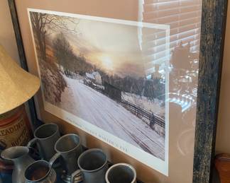 Silent Winter's Eve Framed Print