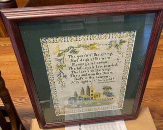Framed Needlepoint