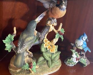 Large Andrea Group of Robins Figure
