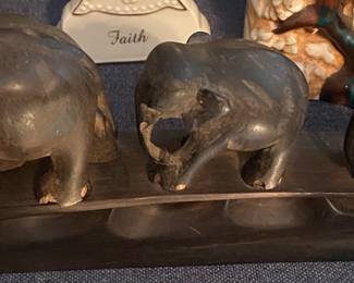 Carved Elephant Statue