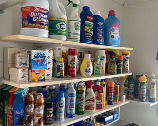 Lots of Household Chemicals