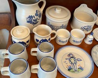 Blue and Grey Stoneware