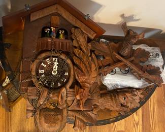 Large Black Forest Cuckoo Clock for Repair