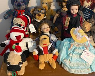 Assorted Plush and Dolls
