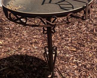 Metal Bird Bath